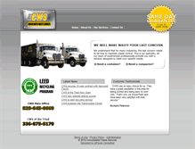 Tablet Screenshot of consolidatedwasteservices.com
